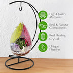Teardrop Terrarium Kit with Stand, Moss & Pebbles