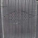Flash Furniture Lila Modern Rattan Indoor/Outdoor Stackable Dining Chairs, Stacking Rattan Bistro Chairs for Patio or Restaurant, Set of 4, Gray