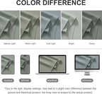 RYB HOME Outdoor Curtains for Patio Waterproof Block Sunlight Thermal Insulated Privacy Assured Thick Outside Curtains for Porch, Gazebo, Pergola, W84" x L84", Sea Green, 1 Panel