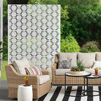 Metal Privacy Screen for Outdoor & Indoor Use, Free Standing Privacy Screen for - Image 7