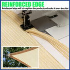 ShadeMart 10' x 10' x 10' Beige Sun Shade Sail Triangle Canopy Fabric Cloth Screen, Water Permeable & UV Resistant, Heavy Duty, Carport Patio Outdoor - (We Customize Size)