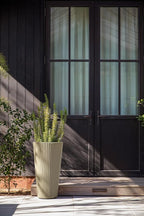 Veradek Demi Series Tall Planter for Porch, Patio, Backyard | Durable Plastic-Stone Composite Material | Modern Décor for Tall Plants, Grasses