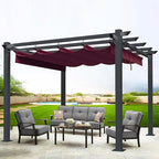 SCOCANOPY Replacement Cover Compatible with Home Depot Hampton Bay Pergola # GFM00467F,GFM00469A,(Burgundy)