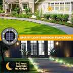 Solar Lights Outdoor 16 Pack, Solar Garden Outdoor Waterproof Pathway Lights Bright In-Ground Light Outdoor Lighting Decor for Lawn, Patio, Yard, Driveway, Step and Walkway White Light