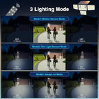 4500LM Solar Lights Outdoor Waterproof, 254 LED Solar Flood Lights Outdoor with 2 Motion Sensor, 4 Heads Security Light with Remote Control for Yard Outside House Garage 2 Pack