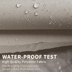 LOVE STORY Right Triangle 10'x18'x20.6' Waterproof Sun Shade Sail Canopy UV Block for Outdoor Patio Backyard Carport,Taupe(We Make Custom Size)
