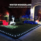 Christmas Light Yard Stakes [Set of 100] Outdoor Light Stakes - 8.5" Tall - Universal Christmas Pathway Lights On Yards, Driveways - Christmas Yard Stakes - USA Made