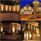 Mlambert 36 Pack MR16 LED Bulbs 50W Halogen Equivalent,2700K Warm White,5W GU5.3 MR16 12V Spotlight Bulb,Non-Dimmable,45° Beam Angle for Landscape