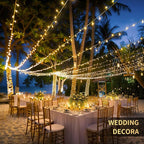 String Lights, 1200 LED Warm White, 315 ft with 8 Modes and Remote