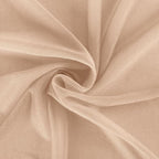 Outdoor Curtains: Nude Chiffon Wedding Arch Drapes, 29 Inch Wide