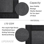 UPGRADE Privacy Fence Screen 3'x28' Dark Grey Outdoor 90% Visibility Blockage 170 GSM Mesh Shade Cover Panels for Backyard,Balcony,Home Decoration with Zip Ties,Customized Avaliable