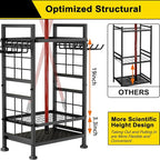 3 Tier Garden Tool Organizer, Garage Storage and Organization, Metal Yard Tools - Image 7