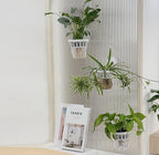 Set of 3 Plastic Window Planter with Suction Cup Holder. Large Window Popagation. Clear Self Watering Window Mounted Plant Pots. Window Sill Planters Extender for Indoor Hydroponic Plants