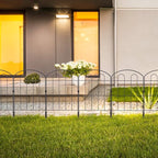 28 Pack Decorative Garden Fence Outdoor 24in x 30ft Coated Metal RustProof - Image 7