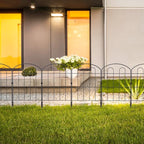 Decorative Garden Fence Outdoor 24in x 10ft Coated Metal RustProof Landscape - Image 5