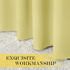 NICETOWN Blackout Room Divider Curtains for Sliding Glass Doors 102 Inches Long 1 Panel, Extra Wide Curtains for Doorway Patio Bedroom Living Room (Paler Yellow, 80Wx102L, 1 Panel)