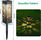 TomCare Solar Lights Outdoor Upgraded Bright Solar Pathway Lights Bigger Size Decorative Solar Waterproof Solar Powered Led Landscape Garden Lighting for Path Yard Walkway, 8 Pack