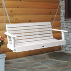 highwood Weatherly Porch Swing, 4 Feet, White