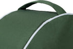 QILLOWAY Indoor/Outdoor Inflatable Stool,Round Ottoman,All Weather Foot Rest for Camping or Home,Dark Green
