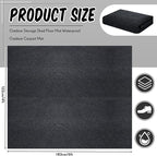 Haull Outdoor Storage Shed Floor Moat Waterproof Outdoor Carport Mat Thickened - Image 2