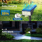Solar Spot Lights Outdoor, Solar Lights Outdoor Waterproof IP65, 4 Brightness Modes Dusk to Dawn Landscape Spotlights for Yard Garden Pathway Porch Tree House Decoration, Cool White, 6 Pack