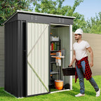 Gizoon 5 'x 3'Outdoor Storage Shed - Image 2