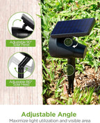 InnoGear Solar Lights for Outside, Outdoor Landscape Spotlight Waterproof Security Lighting Adjustable Auto On/Off for Patio Deck Yard Garden Pool Driveway, Pack of 4