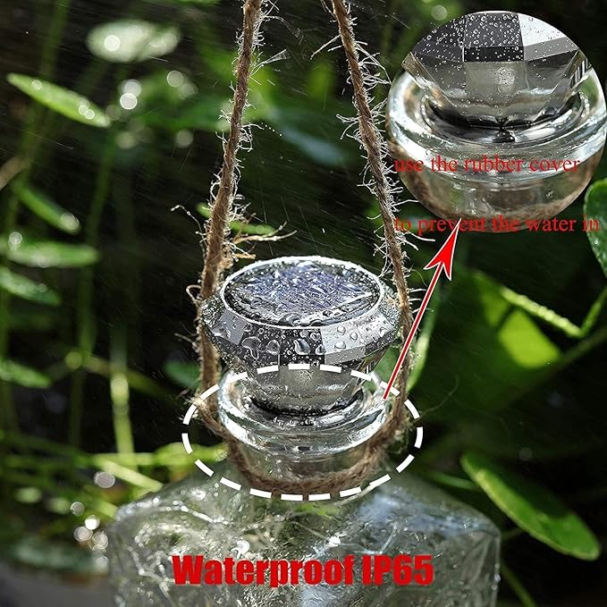 Indoor String Lights for Wine Bottles, 12 Pack, Solar Multicolor