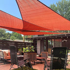 LOVE STORY Custom Size 9'x9'x12.7' Terra Red Sun Shade Sail Right Triangle Sunshade Fabric Awning Canopy for Patio Backyard Carport Pergola (Customized)
