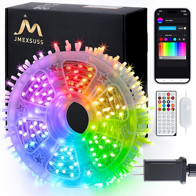 String Lights 800 LED RGB, 264 ft, Indoor and Outdoor Use