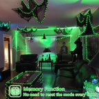 String Lights, 500 LED, 165ft Green, IP44 Waterproof Outdoor Use