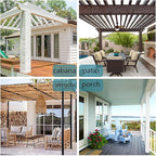 BONZER Waterproof Indoor/Outdoor Curtains for Patio Thick Privacy Wide Grommet Curtains for Bedroom, Living Room, Porch, Pergola, Cabana, 1 Panel, 110W x 120L inch, Navy