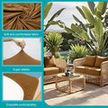 Cushion Covers for Patio Furniture, 14 Pack Camel Stretch Microfiber