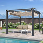 SCOCANOPY Light Beige Replacement Cover Compatible with Home Depot Hampton Bay Pergola # GFM00467F,GFM00469A