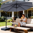 OLILAWN 10ft Patio Umbrella with Base
