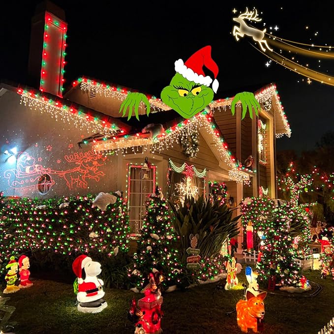 String Lights 165ft 500 LED Red Waterproof Outdoor