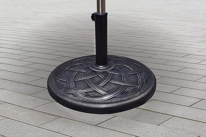 BACKYARD EXPRESSIONS PATIO · HOME · GARDEN 911554 21 Pound Umbrella Base, Bronze