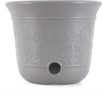 Suncast 2 Pack 300 Foot Heavy Duty 5 Gallon Decorative Plastic Hose Pot for Expandable and Lightweight Hoses, Ideal for Garden, Patio and Backyard Use