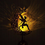YJFWAL Garden Solar Lights Pathway Stake Lights Moon Fairy Glass Globe with Angel Decor, Christmas Gift for Mom Grandma Friends, Outdoor Decor Light Waterproof for Walkway, Patio, Garden (Warm White)