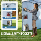 CROWN SHADES Canopy Tent 10x10 Pop Up Canopy Outdoor Shade - Image 4