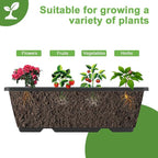 5 Tier Vertical Raised Garden Bed Planter Box, Vertical Raised Bed with Drainage Holes for Indoor Outdoor Herbs Flowers Vegetables Plants, Grey
