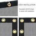 Garden Privacy Screen Fence Mesh, 6 ft x 100 ft Gray HDPE
