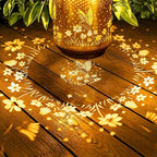 Solar Lanterns Garden Decor, Solar Light Outdoor Waterproof, Hummingbird Hanging Lantern Lights for Women Mom Grandma, Yard Decorations Lanterns for Yard, Patio, Backyard, Porch