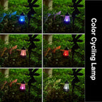 Solar Fairy Garden Decorations Solar Lighting 1 Pair – Outdoor Color-Changing Fairy Statues with Metal Stakes, Garden Ornaments for Lawn, Yard, Patio Decor (Type B Color-Shifting)