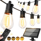 50ft-Solar-Powered-Lights-Outdoor-Waterproof-String Lights-Outside-Patio-Yard-Garden-Fence-Backyard-Deck-Porch-Balcony-Patios-Camping-Battery-Operated-LED-Fairy-Strip-Lighting-Hanging-Edison-Bulbs-S14