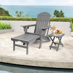 FUNBERRY Outdoor Folding Adirondack Side Table, Portable No Assembly Patio End - Image 9