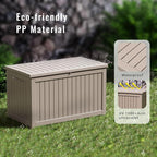 120 GallonOutdoor Storage Box, Resin Deck Boxes Waterproof, IndoorOutdoor Bin - Image 5