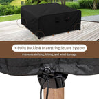 iBirdie Outdoor Patio Furniture Set Covers 126 x 126 inch Waterproof - Image 5