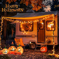 String Lights 500 LED Orange, 173 ft, Indoor and Outdoor Use