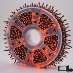String Lights 165ft 500 LED Orange with 8 Modes and Timer